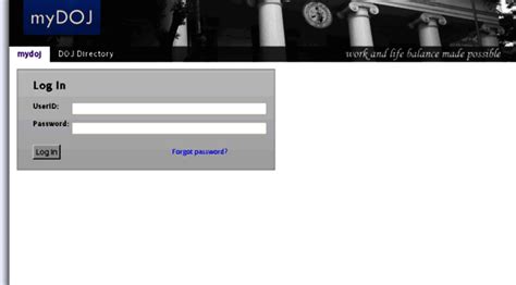 mydoj portal
